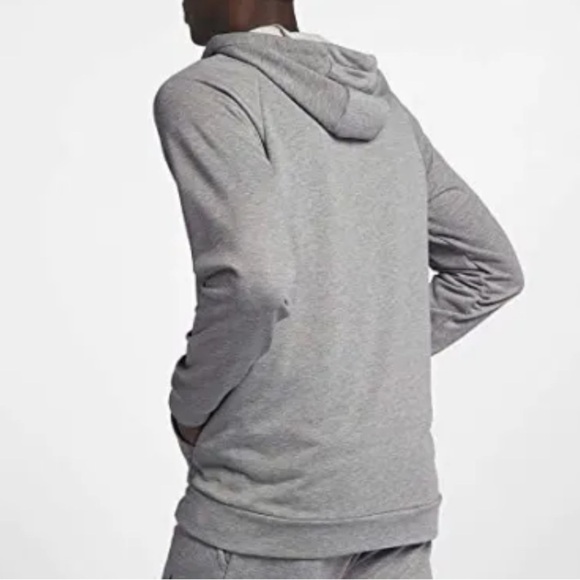Nike Dri-FIT Men's Big & Tall Full-Zip Training Hoodie Gray 860465 063 2XL - Picture 3 of 13